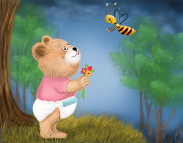 Creation of For U..Honey: Step 7